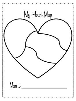 heart map   collins creations tpt