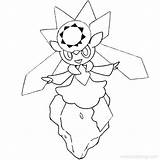 Diancie Cosmog Golisopod Xcolorings Lele Tapu Metagross Lineart 62k sketch template