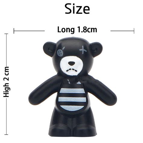 black mini bear lego toys superheroes minifigure block toys