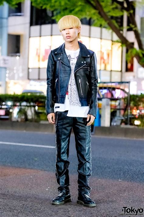 harajuku punk in monochrome street style w 99 is outfit and dr martens