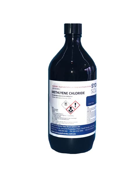 methylene chloride ml sydney solvents