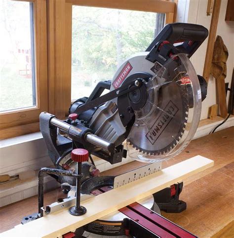 Tool Test Craftsman 10 Sliding Miter Saw Popular Woodworking Magazine