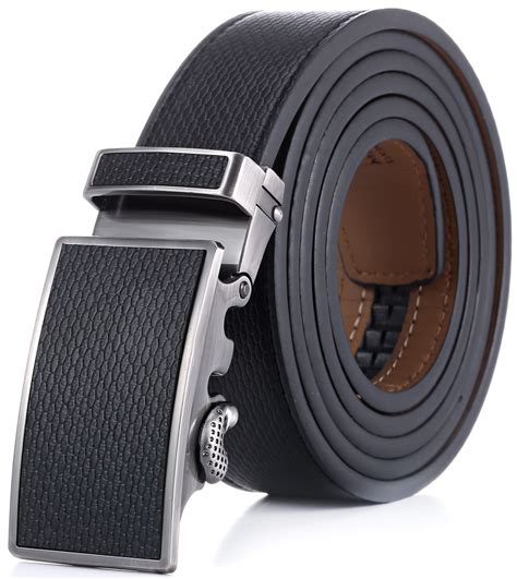 marino ratchet leather dress belt  men adjustable click belt
