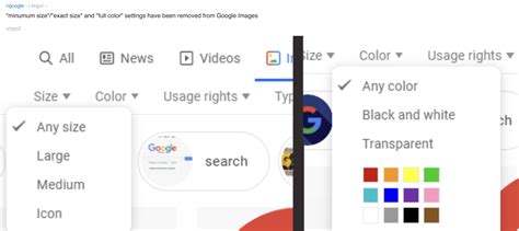 google removes  filters  image search results