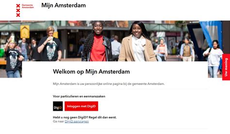 inloggen gemeente amsterdam digid