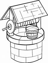 Water Well Cistern Vector Pixabay sketch template
