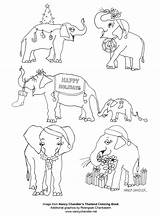 Coloring Thailand Pages Elephant Thai Christmas Nancy Chandler Drawing Getdrawings Flag Elephants Getcolorings Color Happy Printable Downloads sketch template