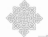 Coloring Pages Celtic Knot Printable Adults Kids sketch template
