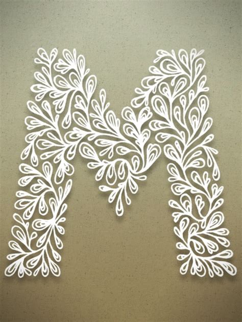 letter      intricately designed white paper  sits
