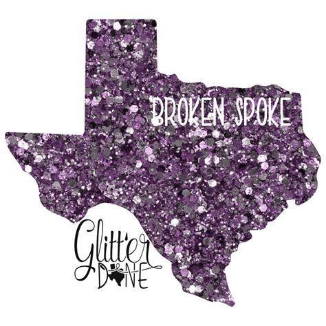 purple chunky glitter broken spoke glitt er  llc