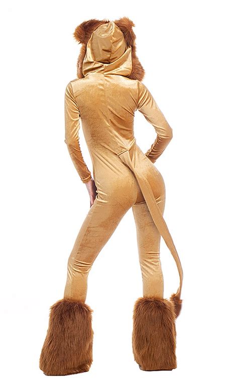 Halloween Women S Hooded Lion Costume