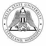 State Delta University Mississippi Seal Pages Coloring 1924 Cleveland College Ms Svg Okra Dsu Getcolorings Shooter Campus Breaking Active Logo sketch template