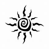 Tribal Sun Vector Spiral Icon Clipart Vecteezy Small Icons Goff Brian sketch template
