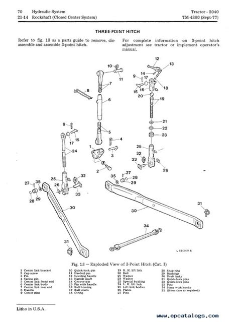 john deere steering parts diagram