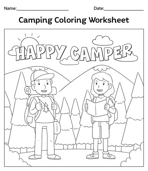 camping games    printables printablee