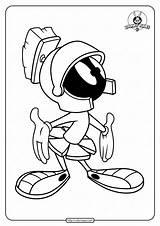Marvin Martian Tunes Looney Puzzles sketch template