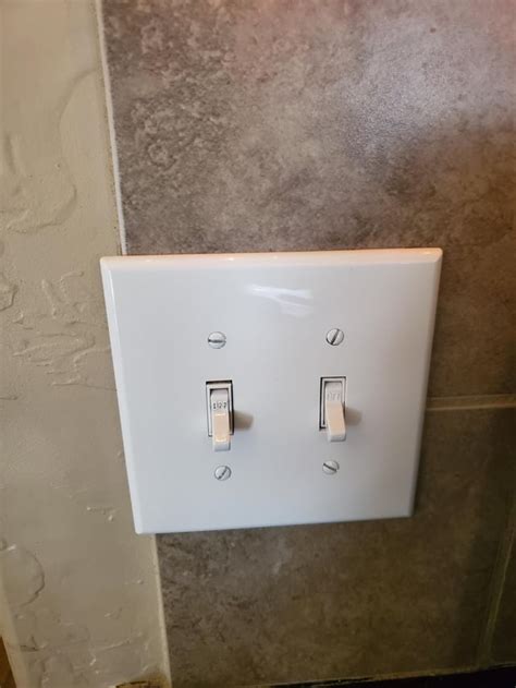 this too large switchplate has been bothering me since we moved into