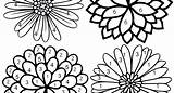 Number Color Pages Coloring Flower Flowers Getcolorings Printable sketch template