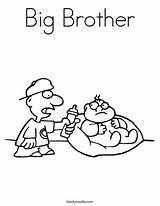 Coloring Brother Big Baby Pages Am Noodle Twisty Twistynoodle Print Favorites Login Add Built California Usa sketch template