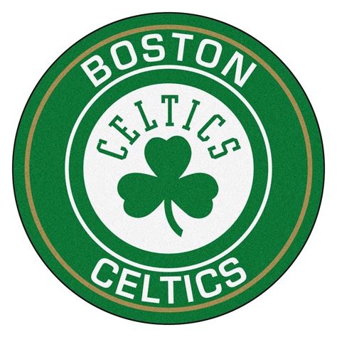 boston celtic logo  shown  green  gold   white circle