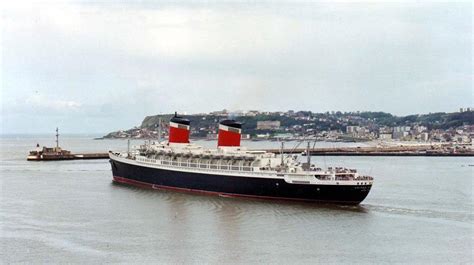 Departure Of Ss United States From Le Havre France In 1968