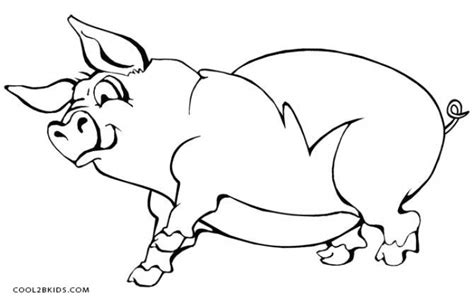 pig coloring pages printable