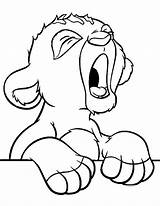 Simba Nala Löwe Disneyclips Ausdrucken Loewe Lions sketch template