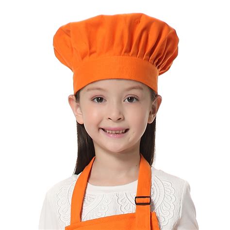pricepcsopromo childs chef hat kids baker costume cotton canvas