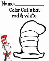 Hat Cat Coloring Seuss Dr Printables Color Pages Preschool Activities Sheets Printable Book Hats Cats Kids Sheet Print Suess Crafts sketch template