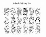 Coloring Zoo Pages Animals Animal Kids Cute Da Colorare Salvato Sheet sketch template