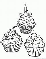 Coloring Pages Cupcake Cupcakes Coloring4free Food Decoration Adult Printable Drawing Printables Books Sheets Kids Colouring Fun Zentangle Related Posts Visit sketch template
