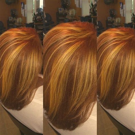 Copper And Gold Color Hair Color Long Hair Styles Hair Styles