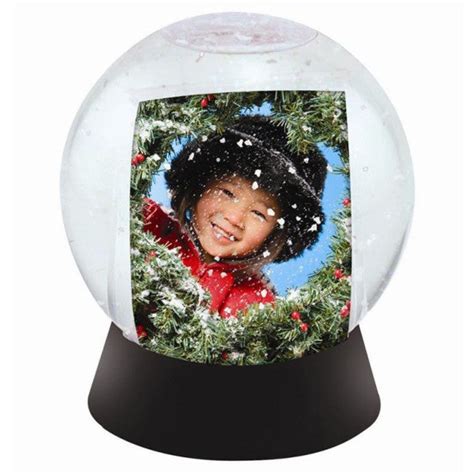 Sphere Photo Snow Globes With Black Base 6 Pack · Ellisi Ts