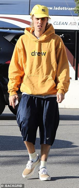 Justin Bieber Is Wearing Items From His New Drew Clothing Line Months