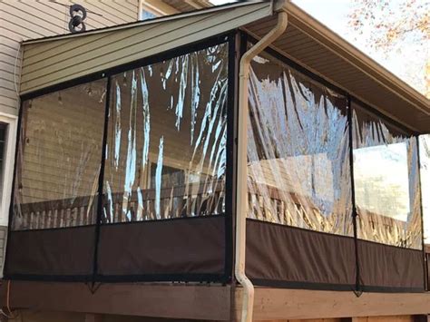 clear vinyl plastic enclosures screened  porch diy screen enclosures patio enclosures