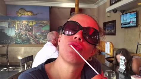 Canadian Girl Enjoys Sucking On Her Cocktail Straw Youtube