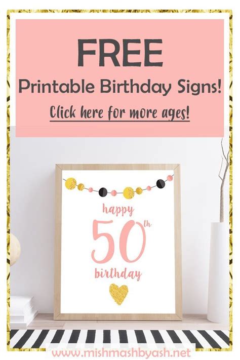 birthday sign   text  printable birthday signs click