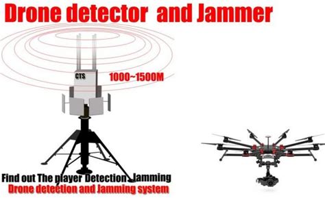 intelligent mobile drone detection device drone rf jammer long detection range  sale
