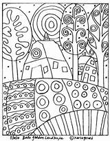 Pattern Paper Visit Folk Rug Coloring Craft Pages sketch template