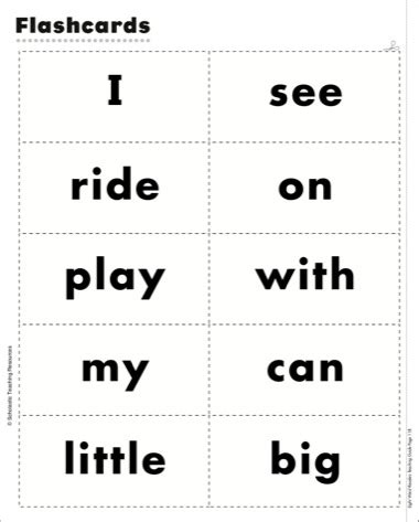 images  fry sight word flash card printables kindergarten