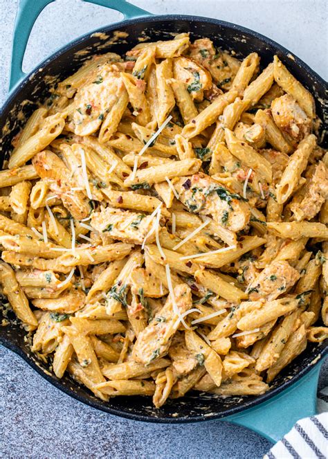 creamy garlic chicken pasta gimme delicious