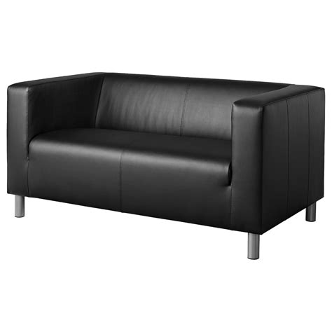 klippan kimstad black compact  seat sofa ikea