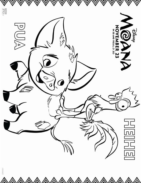 printable moana coloring pages customize  print