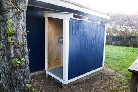 diy lawn mower shed quick  easy diy love renovations