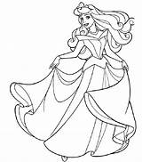 Disegni Colorare Principessa Principesse Addormentata Bosco Nel Princesses Cinderella Bambini sketch template