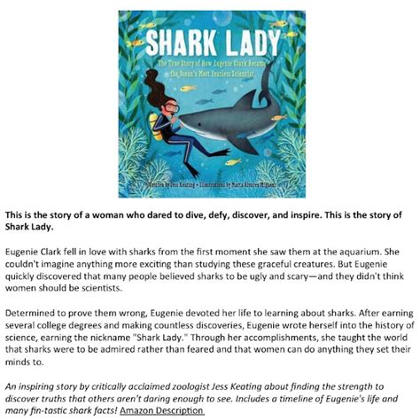 shark week book recommendations teachers  read