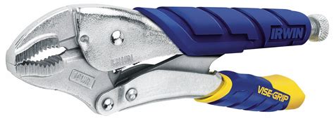 irwin vise grip curved jaw fast release locking pliers jaw capacity    jaw length