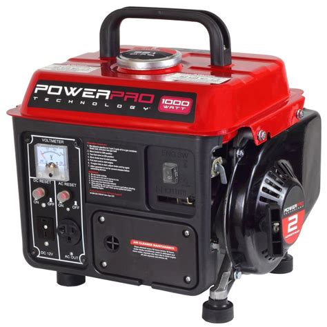 upc  portable generator power pro technology generators  watt  stroke