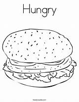 Coloring Pages Cheeseburger Burger Worksheet Mcdonalds Hamburger Hungry Print Keju Hamburguesa Color Printable Favorites Template Outline Noodle Login Add Twistynoodle sketch template