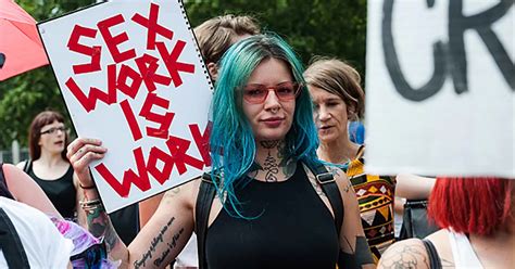 Rebecca Crow Leads Sex Workers Protest Against Instagrams